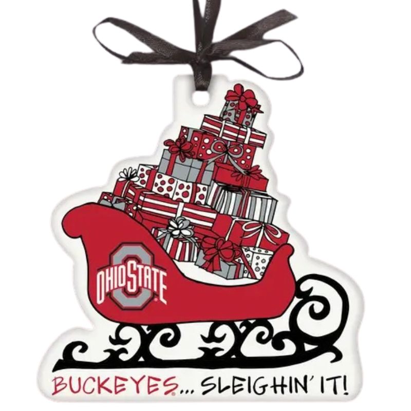 Ohio State Sleighin It Ornament